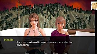 Homemade Milf Game with Big Tits Brunette in New Family Scene 93