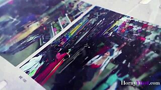 Stealing Teen Slut Angeline Red Choked Fucked by Old Cop in Garage