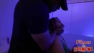 stepdad caught me showering tied me up and fucked me hard!!