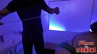 stepdad caught me showering tied me up and fucked me hard!!