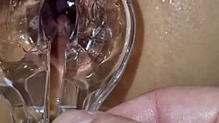 Guy pays to watch girlfriend's humiliating long anal stretching