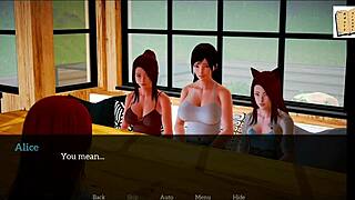 Homemade Milf Game with Big Tits Brunette in New Family Scene 93