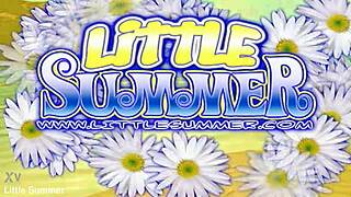 Little Summer's Solo Pussy Masturbation and Lesbian Compilation