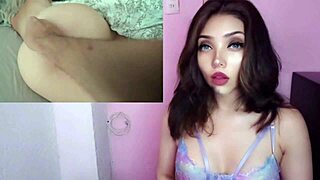 Horny latina big tits rubia wakes for pov creampie orgasm fuck