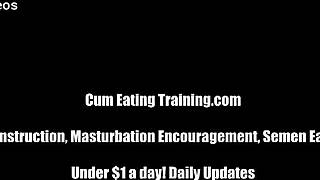 Shoot massive load then slurp every sticky drop