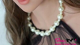 Beautiful Brunette Sex Doll's Huge Tits