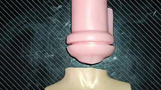 kissy and dolly take turns deepthroating before tits fuck creampie finish