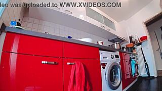 Watch her tease in those steamy short jeans hot pants