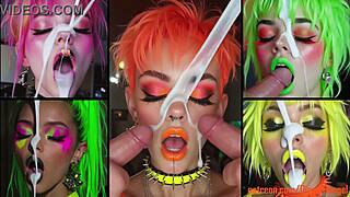 HOT GIRLS TAKE FACIALS And CREAMPIES With Redhead Cumshots!!