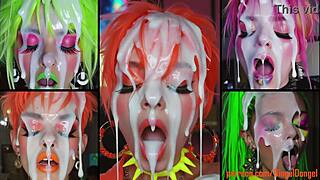 HOT GIRLS TAKE FACIALS And CREAMPIES With Redhead Cumshots!!