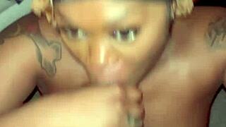 wanna see this hood hoe's sloppy blowjobs creampies and bbc action?