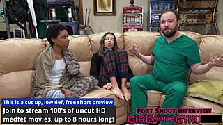 backstage nurse aria nicole spreads tits and pussy for patient fetish play