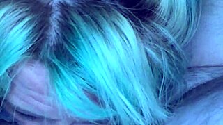 streetwalker deepthroats cock in public car sucking out every cum drop at night