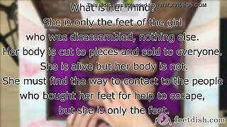 Lilly Secretary Nylon Feet Tickled in Box