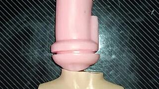 kissy and dolly take turns deepthroating before tits fuck creampie finish