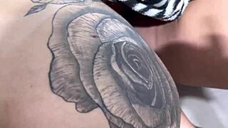 half-brother pounds my wet pussy and big ass half-sis tight hole under blanket creampie