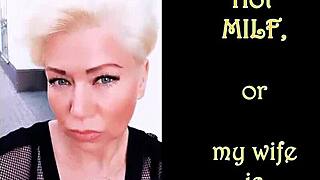 my mature secretary whore moans dirty while squirting on dildo at work