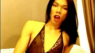 hey, check out legacy mess aum's horny thai ladyboy cumshot handjob 😍💦