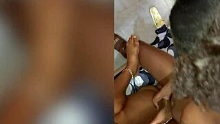 real ebony lesbian gets finger fucked rough until her pussy squirts everywhere