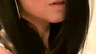 Hotel Room Selfies Capture Milf's Big Tits and Bathroom Tease