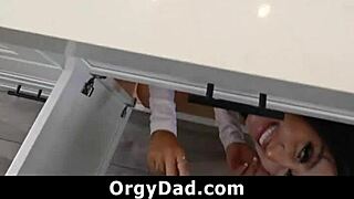 wanna see my slutty stepdaughter bend over flashing pussy again orgydad?