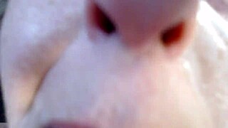 Seductive Redhead Dawnskye1962 Kisses In Skimpy Underwear And Black Dress