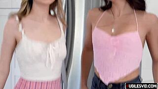 Cheating stepsisters compete in intense facial cumshot challenge game