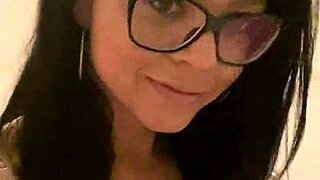 Hotel Room Selfies Capture Milf's Big Tits and Bathroom Tease