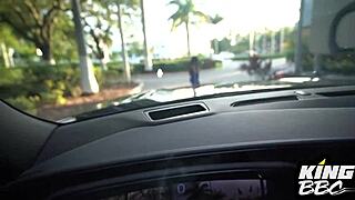 my escalade ride with huge black cock latina slut deepthroat cowgirl cumshot