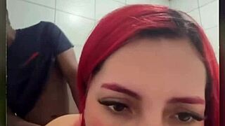 Redhead Milf Wife Gives Ass To Bbc In Public Toilet Creampie Call