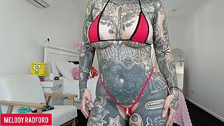 Milf Step Mommy's Micro Bikini Try-On Haul Teases Huge TITS