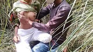 yeah this young indian desi girl gets pressed and fucked in forest