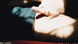 Watch me stroke this bodybuilder penis handjob at sunset bad wolf28