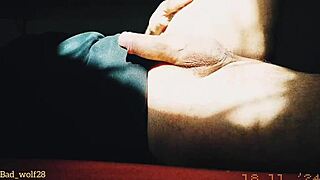 Watch me stroke this bodybuilder penis handjob at sunset bad wolf28