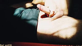 Watch me stroke this bodybuilder penis handjob at sunset bad wolf28