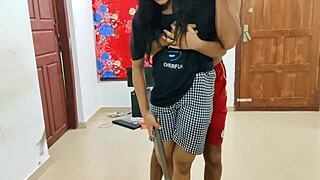 Rahul's Wild Threesome Nails Girlfriend and Wife on One Bed