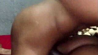 black teen 18+ screams as tight pussy gets monster stretched wide!