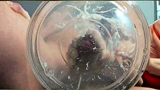 Gilf Cougar Gets Creampie Cumshot in Water Slowmo with Muscular Friend