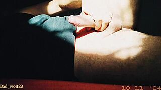 Watch me stroke this bodybuilder penis handjob at sunset bad wolf28