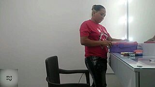 Tricked hubby watches stylist fuck my pussy anal ass licking lesbian hardcore