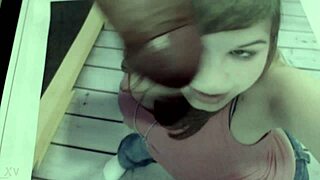 Black Cock Facial Tribute Blasts Argentinian Beauty