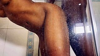 kneel gobble monster cock then bend over wall for hardcore pussy pounding