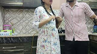 desi jija sali kitchen romance turns dirty talk hardcore pussy pounding