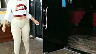 instagram fitness babes shake big asses in tight latex leggings