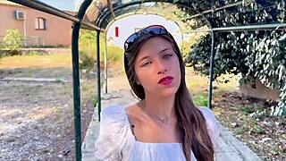 oh damn, this young french coquine is already so wildly depraved and skinny with tiny tits!