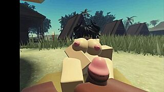 roblox campers sneak steamy sex right by the campfire