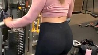 instagram fitness babes shake big asses in tight latex leggings