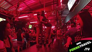 Petite THAI bar girl shakes her ASS seductively for horny swingers