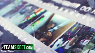 i'm so naughty with my perky pierced nipples and juicy pussy getting punished innocent style