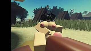 roblox campers sneak steamy sex right by the campfire